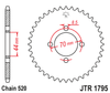 Zębatka Tylna JT JTR1795.22