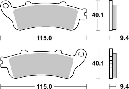 Klocki Hamulcowe SBS 722LS