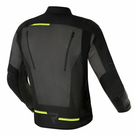 Męska Kurtka Rebelhorn Borg Black Dark Grey Fluo
