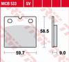 Klocki Hamulcowe TRW MCB533