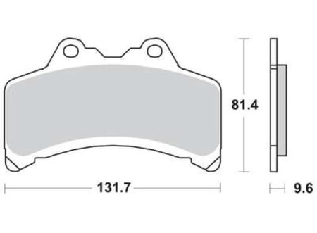 Klocki Hamulcowe TRW MCB655