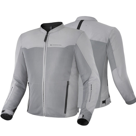 Kurtka Motocyklowa Męska SHIMA OPENAIR GREY