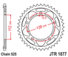 Zębatka Tylna JT JTR1877.41