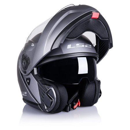 Kask Szczękowy LS2 FF908 Strobe II Solid Titan Matt