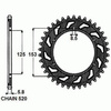 Zębatka Tylna Sunstar Aluminiowa SUNR5-3559-48BK