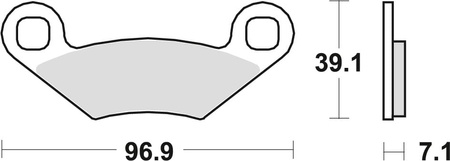 Klocki Hamulcowe TRW MCB619