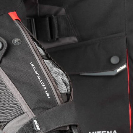 Kurtka Motocyklowa Męska BUSE OPEN ROAD II Black/Red