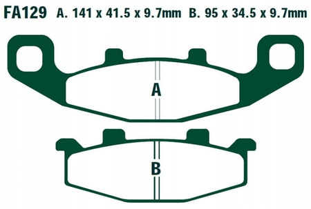Klocki Hamulcowe EBC FA129