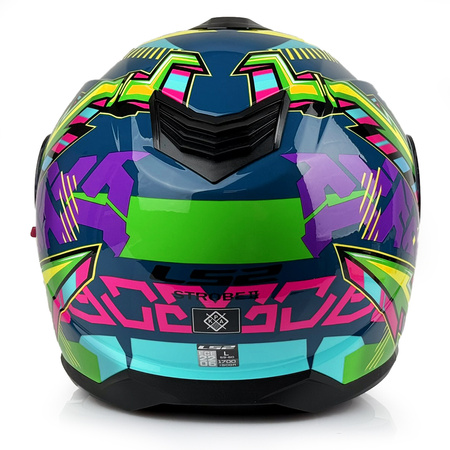 Kask Szczękowy LS2 FF908 STROBE II SVENT BLUE GREEN