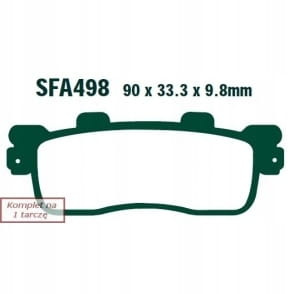 Klocki Hamulcowe EBC SFA498