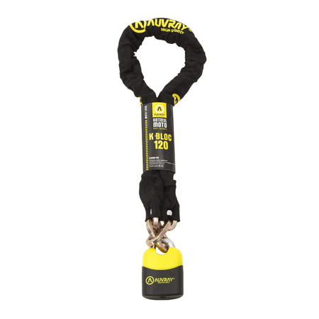 Zestaw Łańcuch z Kłódką Auvray K-Bloc 120cm 10mm