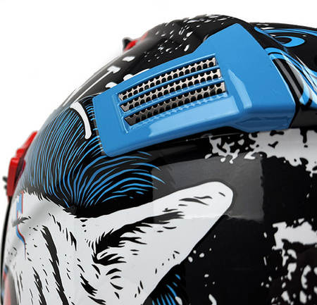 Kask Enduro Dziecięcy LS2 MX437 FAST EVO II MINI STARMAW