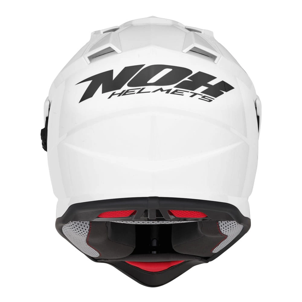 Kask off-roadowy motocyklowy NOX N312 Biały