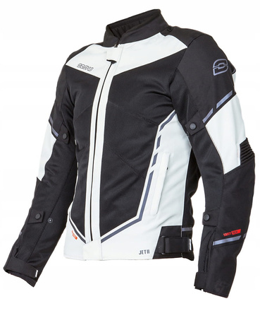 Kurtka Motocyklowa Ozone Jet II Ice Black