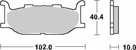 Klocki Hamulcowe SBS 663HS