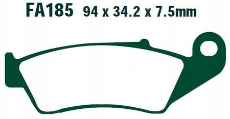 Klocki Hamulcowe EBC FA185TT
