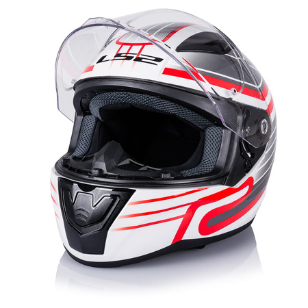 Kask Integralny LS2 FF353 Rapid II Circuit White Red