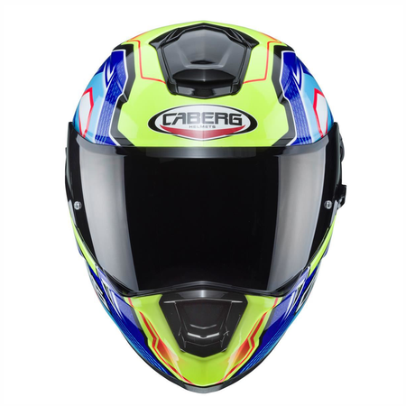 Kask Integralny Motocyklowy CABERG DRIFT EVO LB29 BLACK BLUE YELLOW