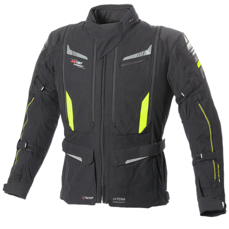Kurtka Motocyklowa Turystyczna BUSE AGADIR BLACK czarny