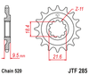 Zębatka Przednia JT JTF285.14