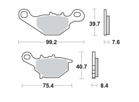 Klocki Hamulcowe TRW MCB679