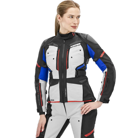 Damska Kurtka Motocyklowa SHIMA DUNE LADY czarny niebieski biały