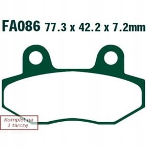 Klocki Hamulcowe EBC SFA086HH