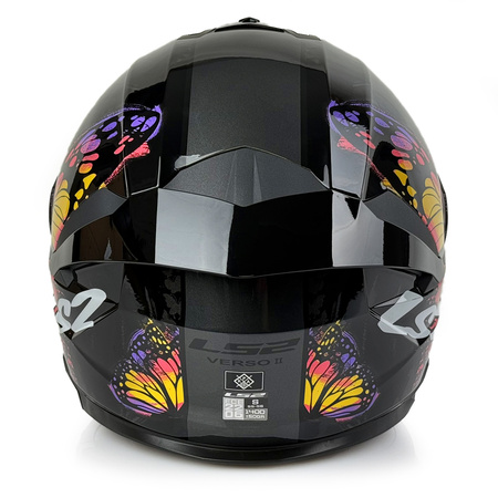 Kask Otwarty LS2 OF618 Verso II Wingz black yellow