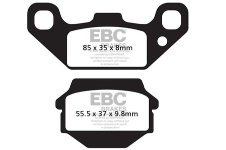 Klocki Hamulcowe EBC FA128TT