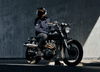 Męska Kurtka Motocyklowa Rebelhorn Hunter Navy Blue