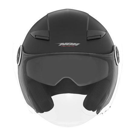 Kask Otwarty Jet NOX N181 Z Blendą Black Mat