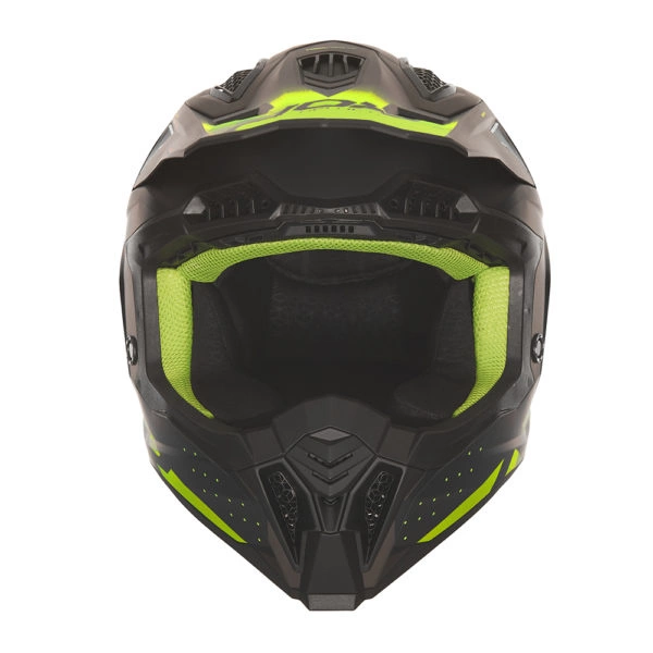 Kask off-roadowy motocyklowy NOX N634 GRADIANT Czarno-żółty fluo