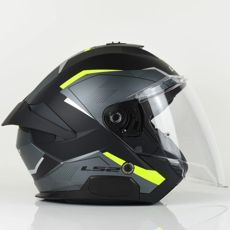 Kask LS2 OF618 VERSO II SOLID Czarno-żółty
