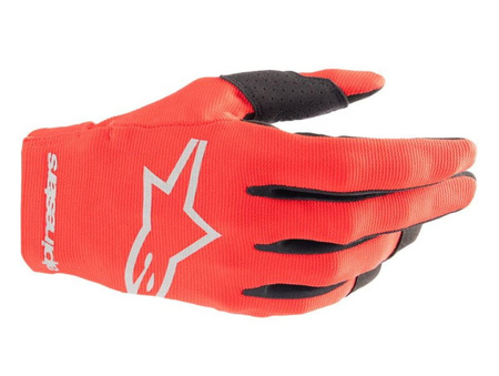Alpinestars Rękawice MX Radar Red Silver