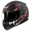 Kask integralny LS2 FF353 RAPID II KAIJU BLACK RED WHITE