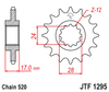 Zębatka Przednia JT JTF1295.14