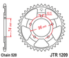 Zębatka Tylna JT JTR1209.41