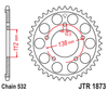 Zębatka Tylna JT JTR1873.48