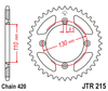 Zębatka Tylna JT JTR215.46