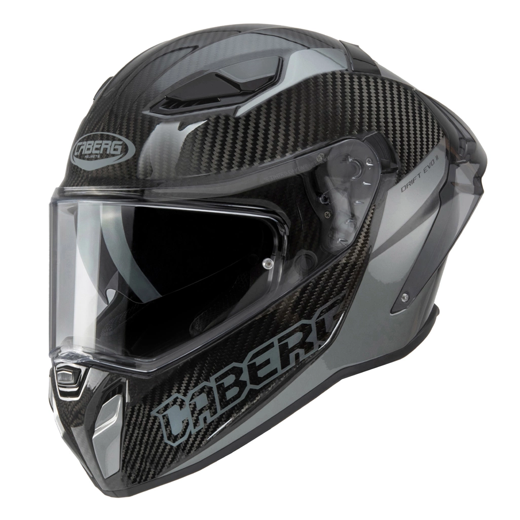 Kask integralny motocyklowy CABERG DRIFT EVO II CARBON NOVA Czarno-szary