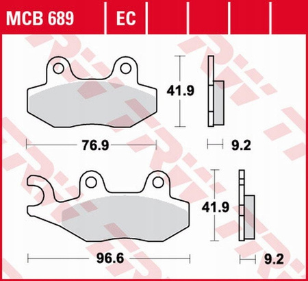 Klocki Hamulcowe TRW MCB689