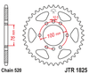 Zębatka Tylna JT JTR1825.40
