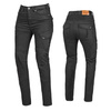 Jeansy motocyklowe damskie SECA SQUADRON LADY BLACK czarny