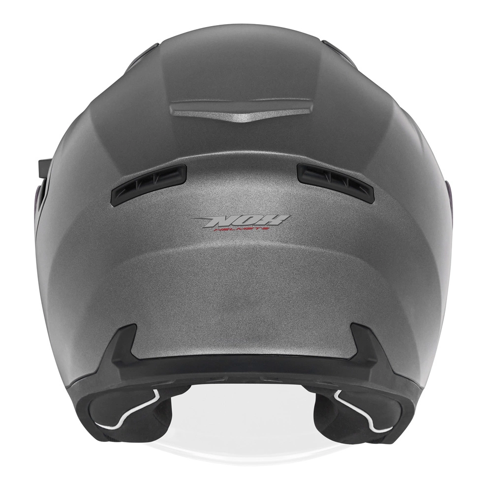Kask otwarty motocyklowy NOX N130 SOLID Tytanowy mat
