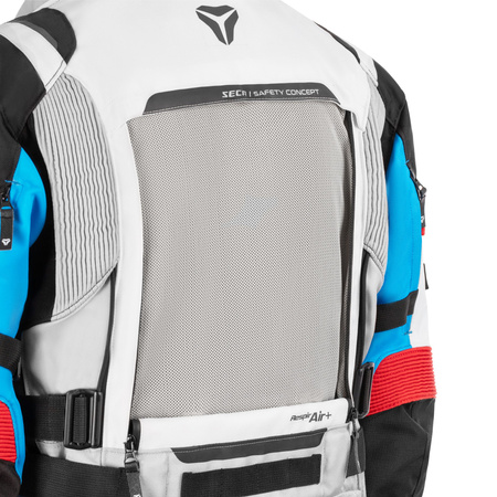 Kurtka Motocyklowa SECA ARRAKIS III GREY/BLUE/RED