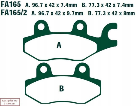 Klocki Hamulcowe EBC FA165TT