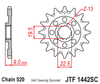 Zębatka Przednia JT JTF1442.13SC
