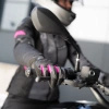 Rękawice Motocyklowe Damskie SHIMA HERO BLACK PINK