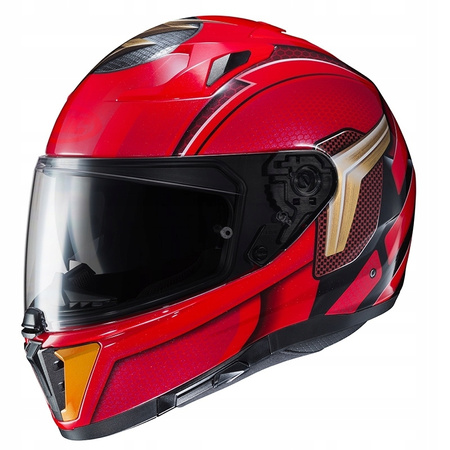 HJC KASK INTEGRALNY I70 THE FLASH DC COMICS RED WADA ODPRYSK LAKIERU M