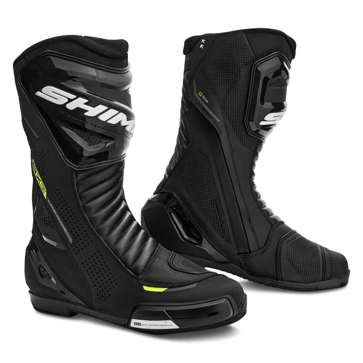 Buty Motocyklowe SHIMA RX-3 Czarne Żółte